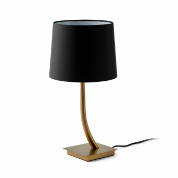 Faro Rem arany-fekete asztali lámpa (FAR-29685-06) E27 1 izzós IP20