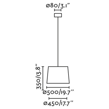 Faro Samba fekete-bézs függesztett lámpa (FAR-64315-44) E27 1 izzós IP20