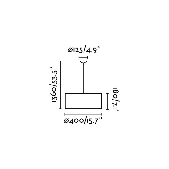 Faro Seven fehér függesztett lámpa (FAR-68283) E27 2 izzós IP20