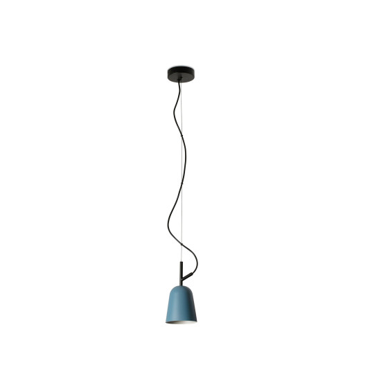 Faro Studio fekete-kék függesztett lámpa (FAR-28277) E14 1 izzós IP20