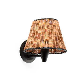Faro Sumba fekete-barna asztali lámpa (FAR-64317-71) E27 1 izzós IP20
