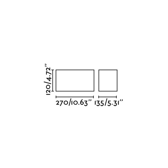 Faro Tecto fehér mennyezeti lámpa (FAR-63276) GX53 2 izzós IP20