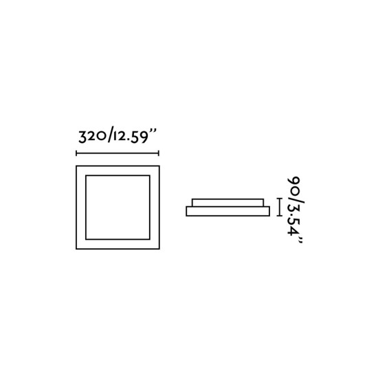 Faro Tola fehér fürdőszobai mennyezeti lámpa (FAR-62969) E27 2 izzós IP44