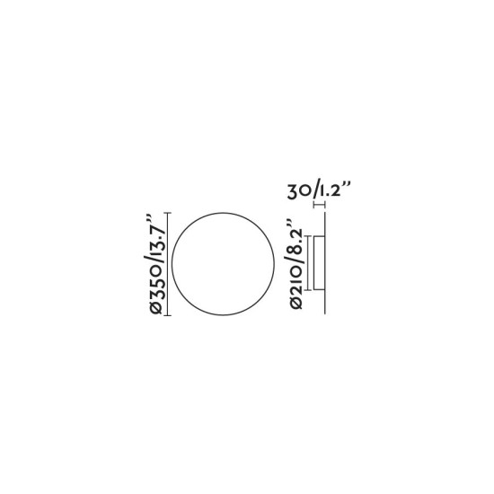 Faro Tou szürke LED fali lámpa (FAR-1207) LED 1 izzós IP20