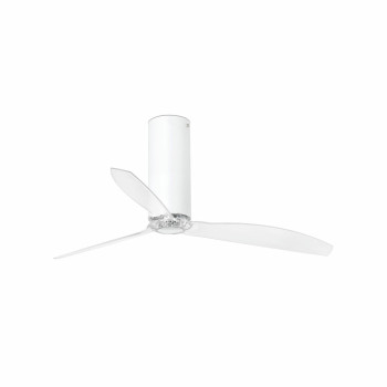 Faro Tube Fan M fehér-átlátszó fényforrás nélküli mennyezeti ventilátor (FAR-32034)   IP20