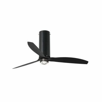 Faro Tube Fan M fekete LED mennyezeti csillár ventilátor (FAR-32060-10) LED 1 izzós IP20