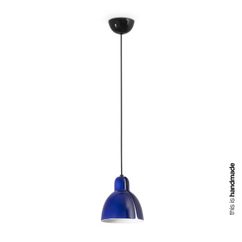 Faro Venice fekete-kék függesztett lámpa (FAR-64259) E27 1 izzós IP20