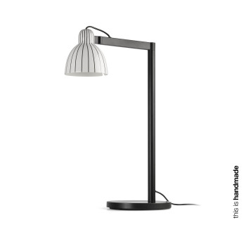 Faro Venice fekete-fehér asztali lámpa (FAR-64276-114) E27 1 izzós IP20