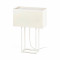 Faro Vesper fehér-bézs asztali lámpa (FAR-29984) E27 2 izzós IP20