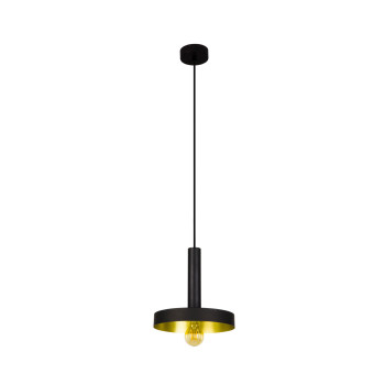 Faro Whizz fekete-arany függesztett lámpa (FAR-20160) E27 1 izzós IP20