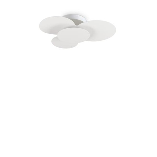 Ideal Lux Cloud fehér-króm LED mennyezeti lámpa/fali lámpa (IDE-263519) LED 1 égős IP20