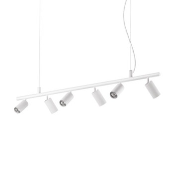 Ideal Lux Dynamite fehér függesztett lámpa (IDE-231433) GU10 6 izzós IP20