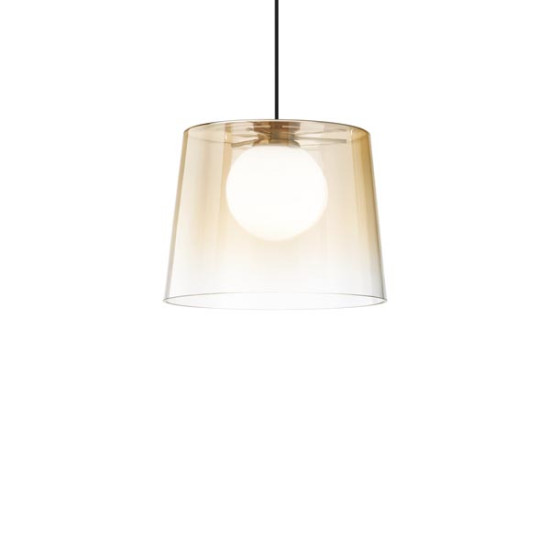 Ideal Lux Fade borostyán függesztett lámpa (IDE-271316) G9 1 izzós IP20