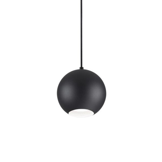 Ideal Lux Mr Jack fekete függesztett lámpa (IDE-231297) GU10 1 izzós IP20