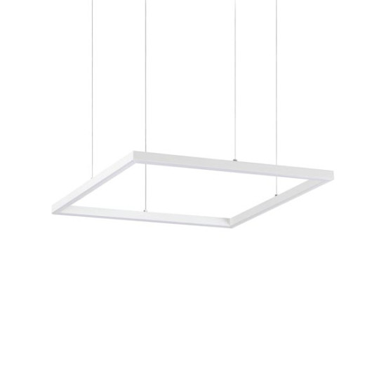 Ideal Lux Oracle Slim Square fehér LED függesztett lámpa (IDE-259154) LED 1 izzós IP20