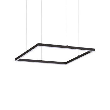 Ideal Lux Oracle Slim Square fekete LED függesztett lámpa (IDE-259161) LED 1 izzós IP20