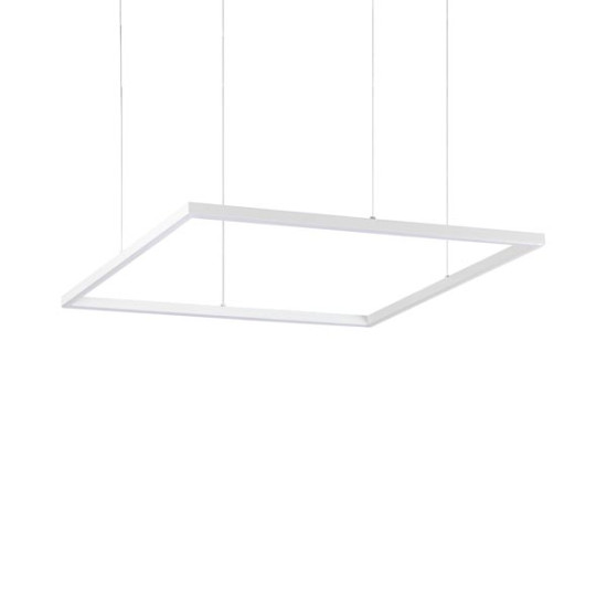 Ideal Lux Oracle Slim Square fehér LED függesztett lámpa (IDE-259178) LED 1 izzós IP20