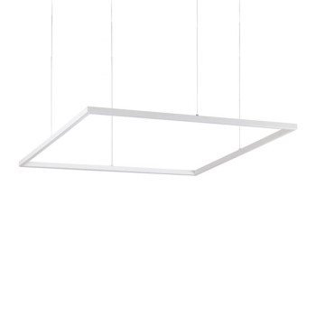 Ideal Lux Oracle Slim Square fehér LED függesztett lámpa (IDE-259192) LED 1 izzós IP20