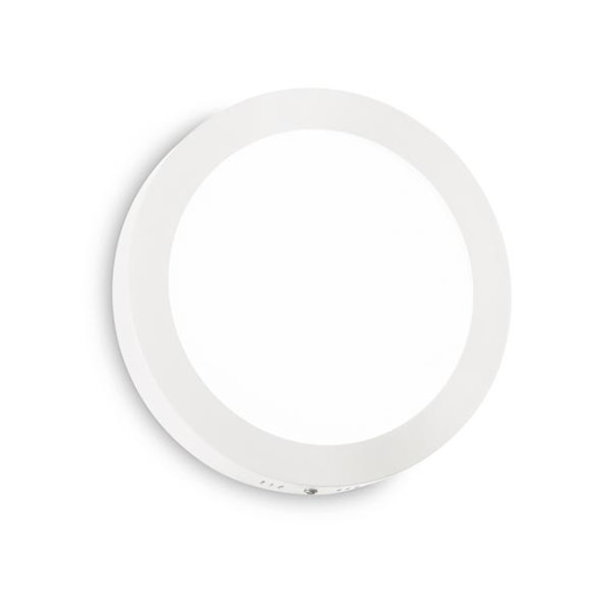 Ideal Lux Universal Round fehér LED mennyezeti/fali lámpa (IDE-240367) LED 1 égős IP20