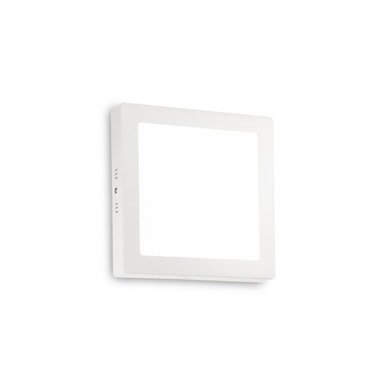 Ideal Lux Universal Square fehér LED mennyezeti/fali lámpa (IDE-138640) LED 1 égős IP20