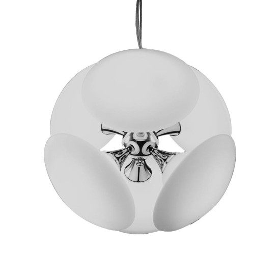 Luxera Diamo fehér függesztett lámpa (LUX-64300) E14 6 izzós IP20