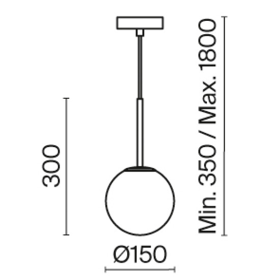 Maytoni Basic form fehér függesztett lámpa (MAY-MOD321PL-01W) E14 1 izzós IP20