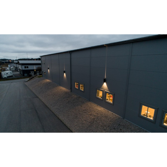 Norlys Lysfjord grafit LED kültéri fali lámpa (NO-6401GR) LED 1 izzós IP65