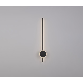 Nova Luce Clock fekete LED falikar (NL-9061428) LED 1 izzós IP20