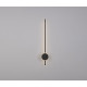 Nova Luce Clock fekete LED falikar (NL-9061428) LED 1 izzós IP20