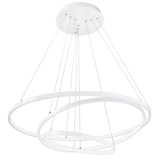 Nova Luce Dea fehér LED függesztett lámpa (NL-17222001D) LED 1 izzós IP20