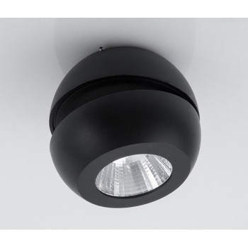 Nova Luce Gon fekete LED mennyezeti spotlámpa (NL-9105101) LED 1 izzós IP20