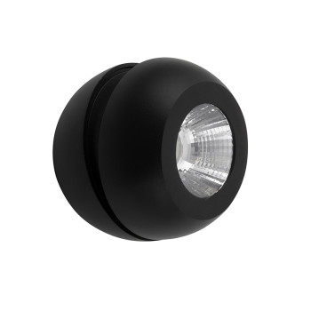 Nova Luce Gon fekete LED mennyezeti spotlámpa (NL-9105101) LED 1 izzós IP20