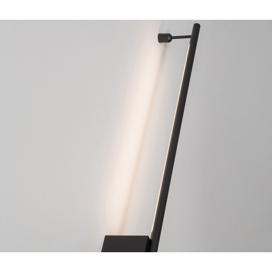 Nova Luce Gropius fekete LED falikar (NL-9081130) LED 1 izzós IP20