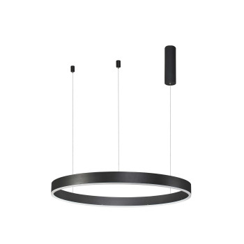 Nova Luce Motif fekete LED függesztett lámpa (NL-9530213) LED 1 izzós IP20