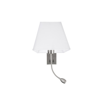 Nova Luce Valencia króm-fehér LED falikar (NL-8127402) E27+LED 1 izzós IP20