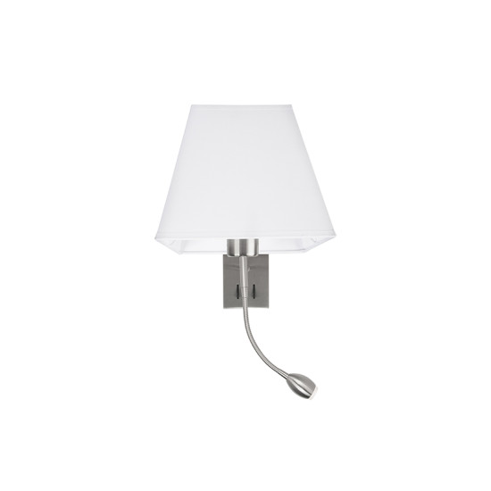 Nova Luce Valencia króm-fehér LED falikar (NL-8127402) E27+LED 1 izzós IP20