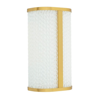 Nowodvorski Palmas fehér-arany LED fürdőszobai falikar (TL-10730) LED 1 izzós IP44