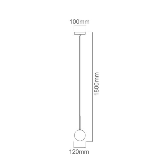 Orlicki Design Bao I Cromo IP44 króm-fehér fürdőszobai függesztett lámpa (OR-OR80049) G9 1 izzós IP44