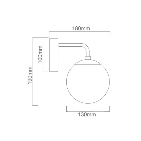 Orlicki Design Bao Parette Nero Fume fekete-füstszínű falikar (OR-OR81411) E27 1 izzós IP20