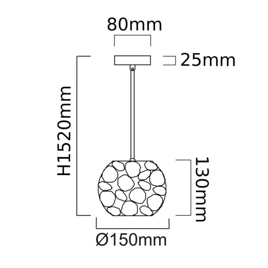 Orlicki Design Carera Cromo S króm függesztett lámpa (OR-OR80179) G9 1 izzós IP20