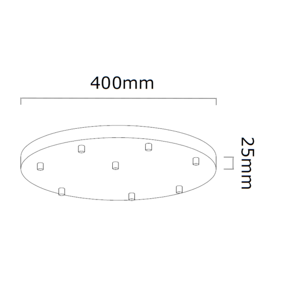 Orlicki Design Ero VIII Cromo 40 króm-fehér függesztett lámpa (OR-OR85327) G9 8 izzós IP20