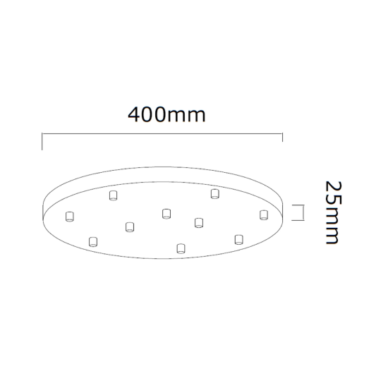 Orlicki Design Ero X Cromo 40 króm-fehér függesztett lámpa (OR-OR85358) G9 10 izzós IP20