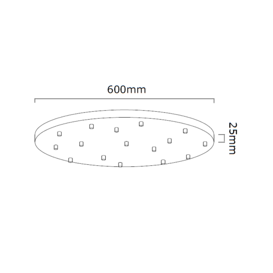 Orlicki Design Ero XVI Cromo 60 króm-fehér függesztett lámpa (OR-OR85419) G9 16 izzós IP20