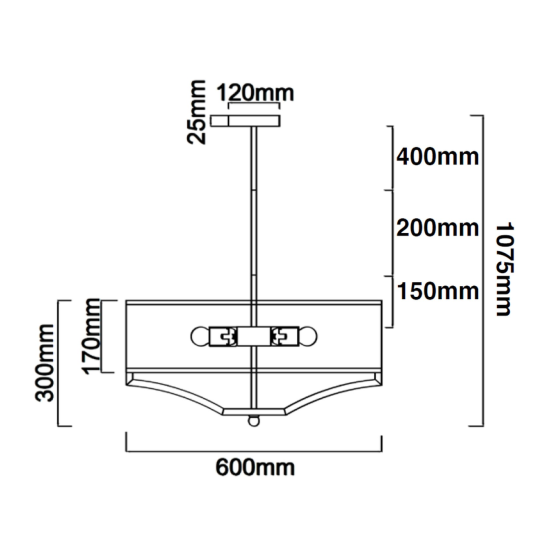 Orlicki Design Gerdo Cromo króm-fehér függesztett lámpa (OR-OR84801) E27 4 izzós IP20