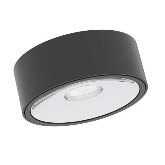 Orlicki Design Neo Nero Slim KG / Ufo Cromo fekete beépíthető lámpa (OR-OR83644) GU10 1 izzós IP20