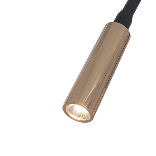 Orlicki Design Nuto Nero Gold fekete-arany LED falikar (OR-OR81695) LED 1 izzós IP20