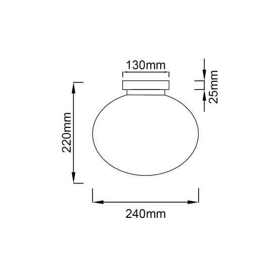 Orlicki Design Palla 24 króm-fehér mennyezeti lámpa (OR-OR81145) E14 1 izzós IP20