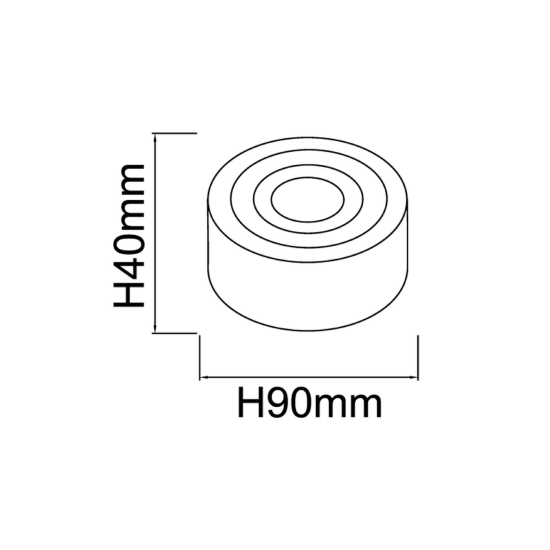 Orlicki Design Rullo Gold Mini IP44 arany LED mennyezeti lámpa (OR-OR85303) LED 1 izzós IP44