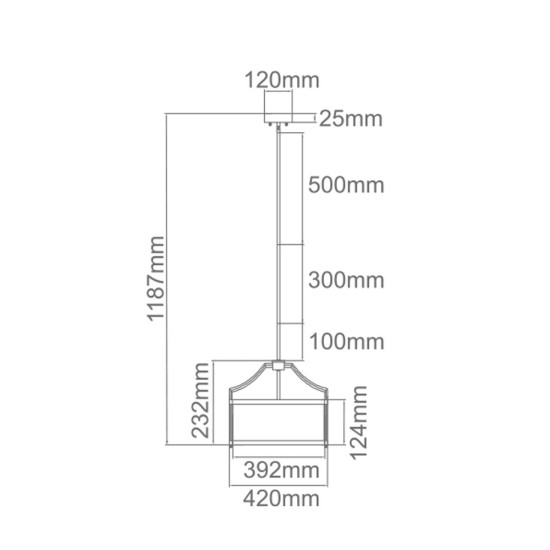 Orlicki Design Stanza Cromo S króm-fehér függesztett lámpa (OR-OR80865) E27 3 izzós IP20