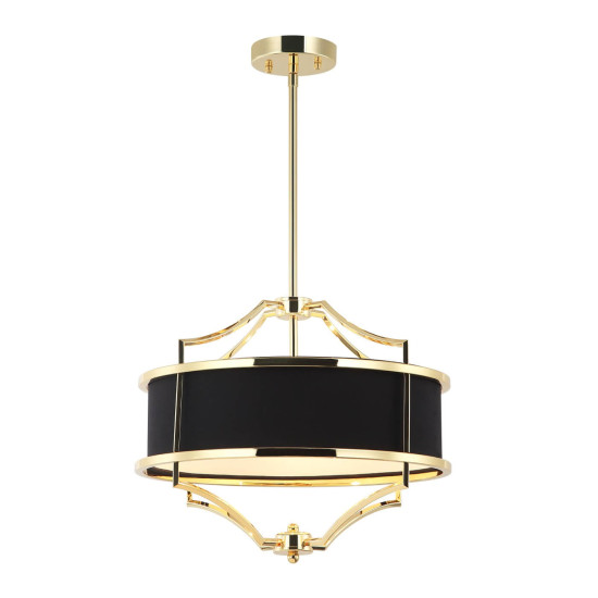 Orlicki Design Stesso Gold / Nero S fekete-arany függesztett lámpa (OR-OR84153) E27 4 izzós IP20